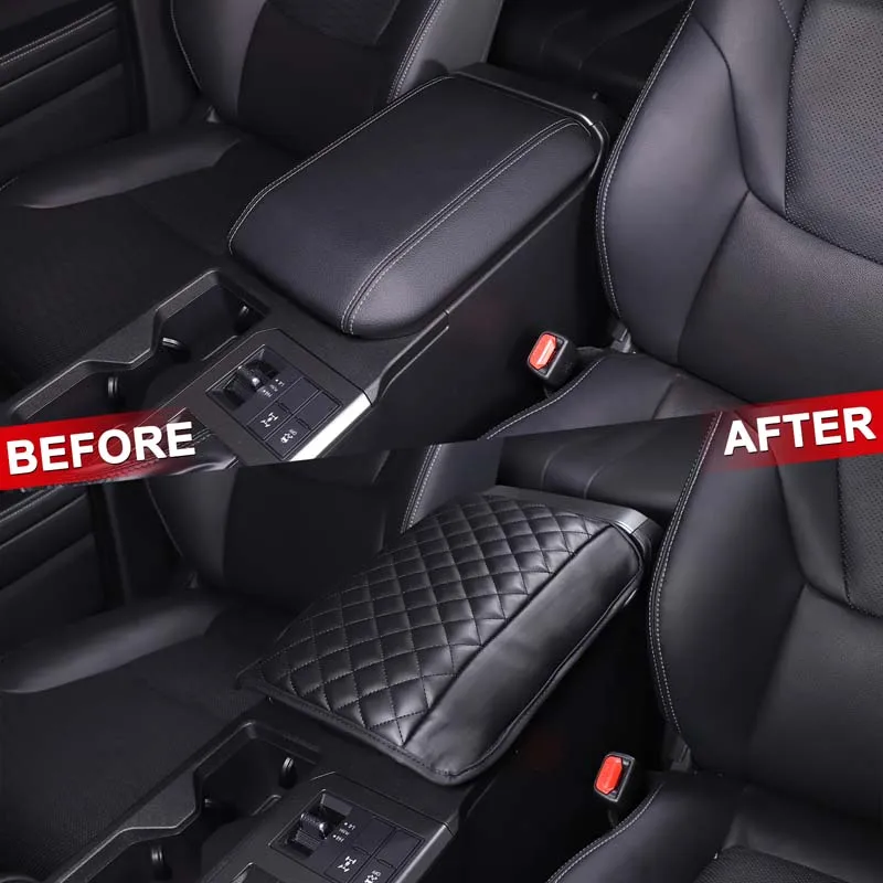 

Leather Internal Central Control Armrest Box Protective Cover Suitable for Toyota Prado 250 JC250 2024+