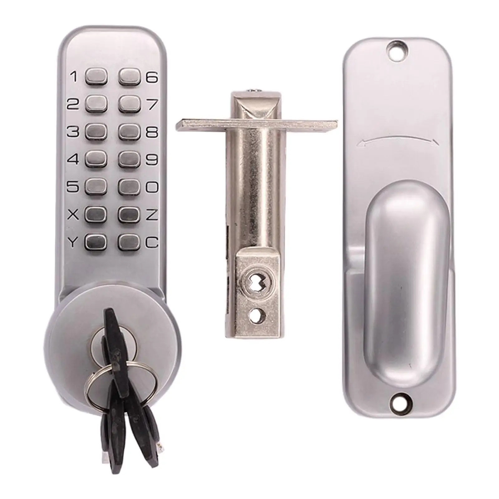 

Mechanical Door Lock Parts 201-q Sturdy High Performance Waterproof Mechanical Entry Door Lock for Steel Doors Home