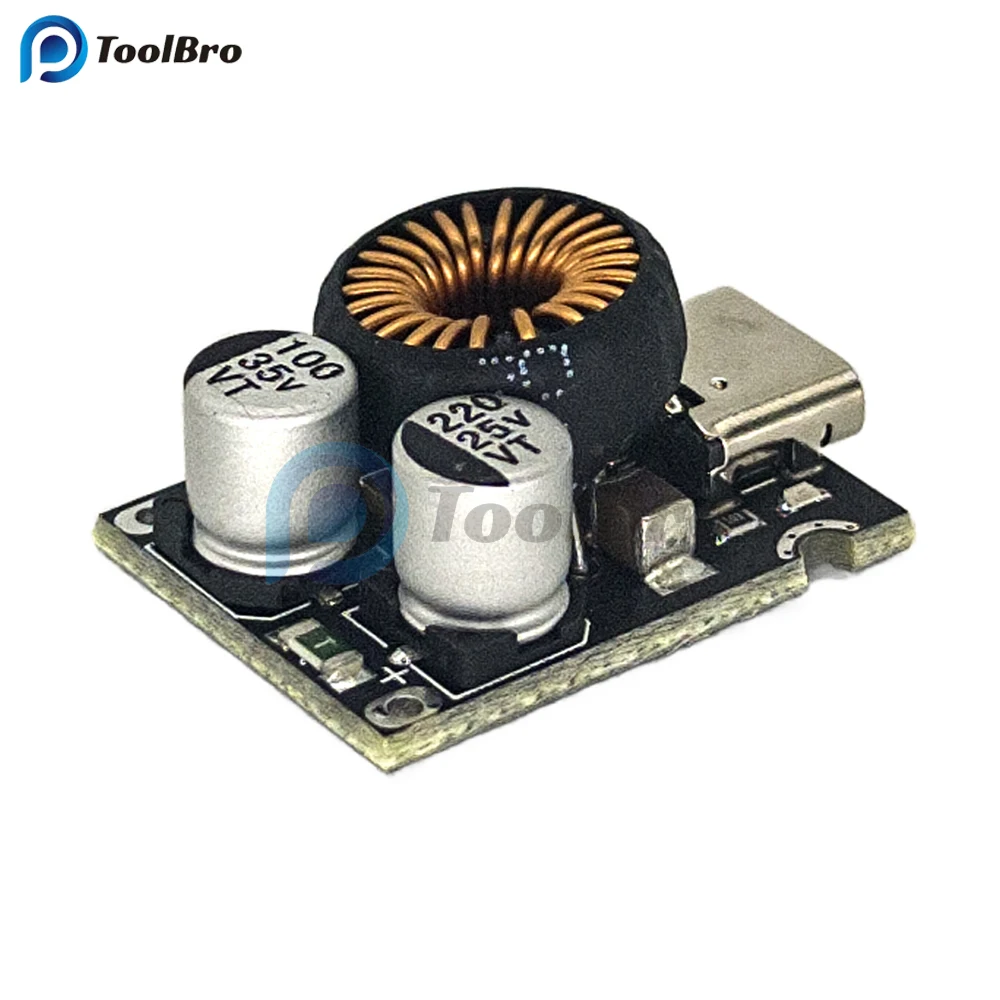 65W Type-C Fast Quick Charging Module DC-DC 12-30V to 5V 9V 12V 20V 3A Step Down Buck Converter PD2.0 PD3.1 QC2.0 QC3.0 AFC FCP