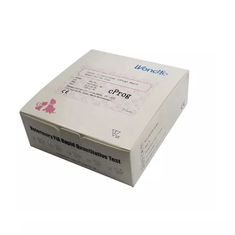 

Fincare Vet Progesterone Test Kit Veterinary Canine Progestrone Test Dog Analyzer 25T/Box