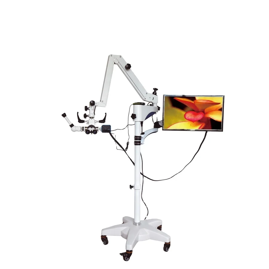 

ENT Operation Microscope YSX120 with Beamsplitter and Video Adapter C-mount 1/3 Inch Video and Attachable