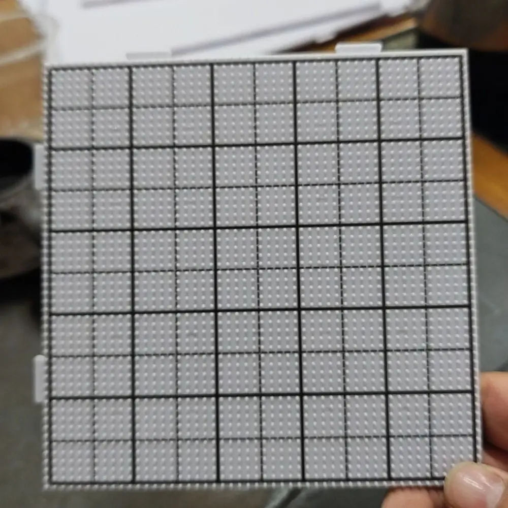 2Pcs 2.6mm Beads Fuse Beads Pegboards Thicken 52 Nails Melting Beads Pegboards High Temperature Resistance Square