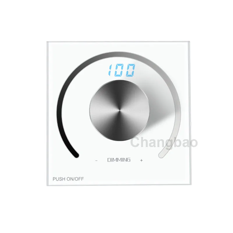 

86Type LED Monochromatic Brightness Dimming Strip Controller Panel Knob Monochromatic Dimmer