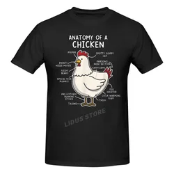 Funny Anatomy Of A Chicken Farm T Shirt Graphic Cotton Streetwear Short Sleeve Birthday Gifts Summer Style T-shirt Mens Clothing