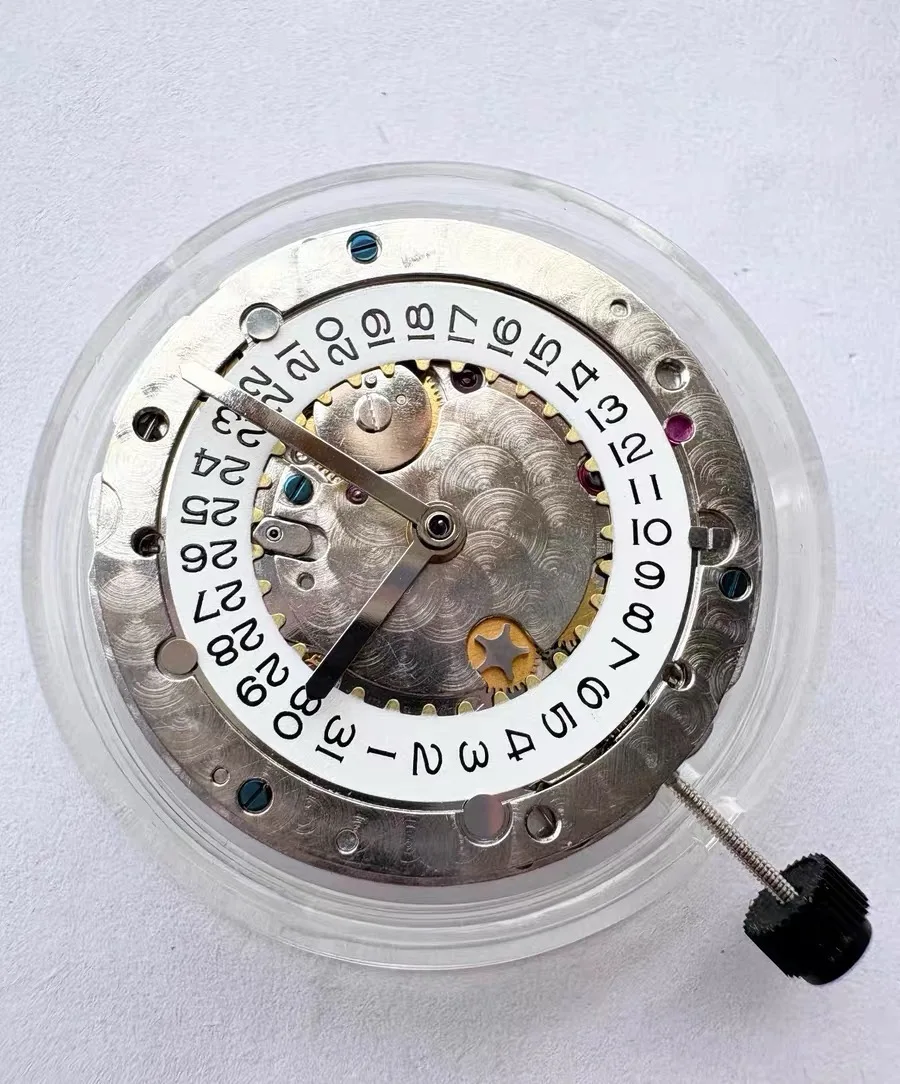 New Dandong Automatic Mechanical Movement 3135, Date Function, Blue Balance Spring, Watch Repair Replacement Spare Parts