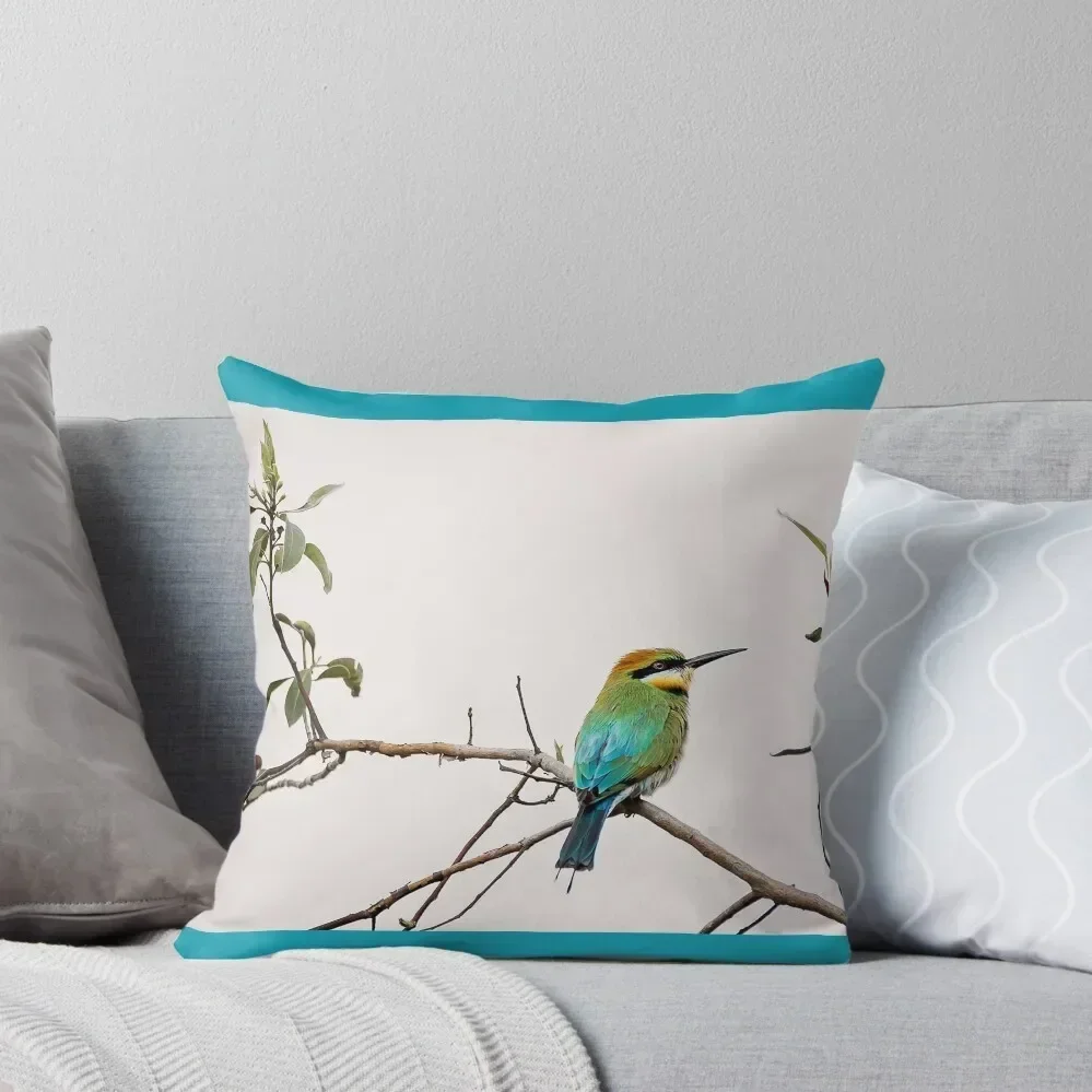 Rainbow bee-eater 'Simply Beautiful' Throw Pillow home decor items Sofa Cushions Covers pillow