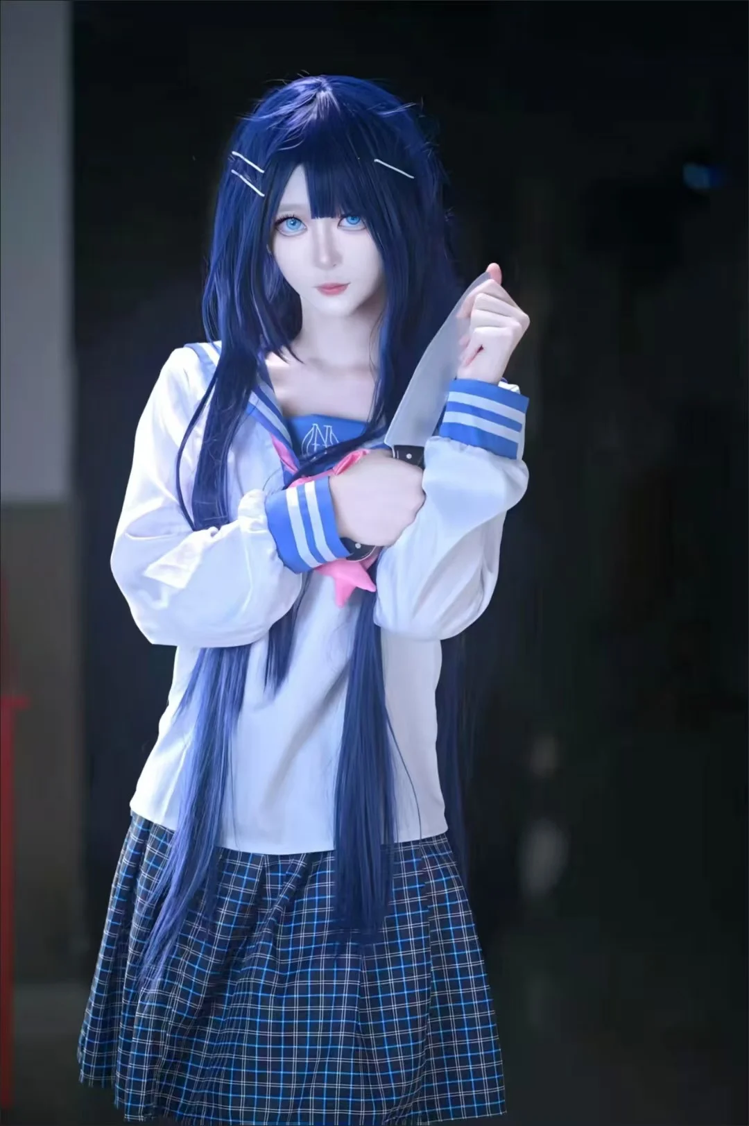 Maihara Sayaka Cosplay Costume Sailor Uniform School Skirt Anime Outfit Set