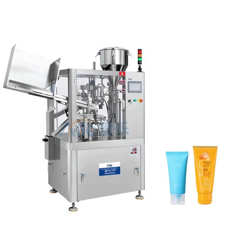 Automatic Gel Sealing Cream Toothpaste Soft Plastic Tube Filling Machine