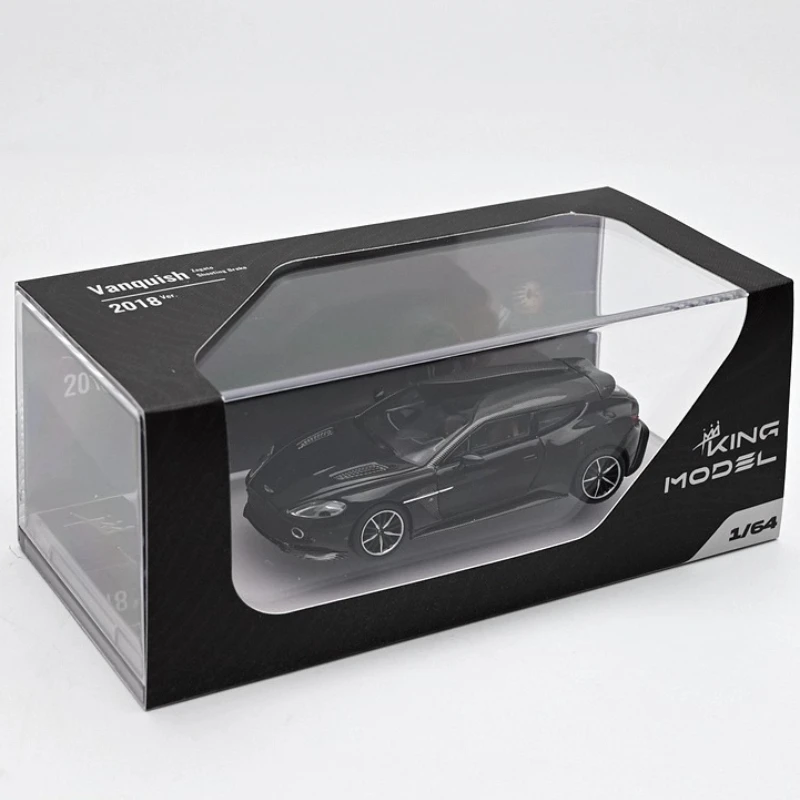 King modèle 1:64 Aston Martin Vanquish Zagato Pot d'argile jouets en alliage véhicule à moteur moulé sous pression modèle en métal cadeaux