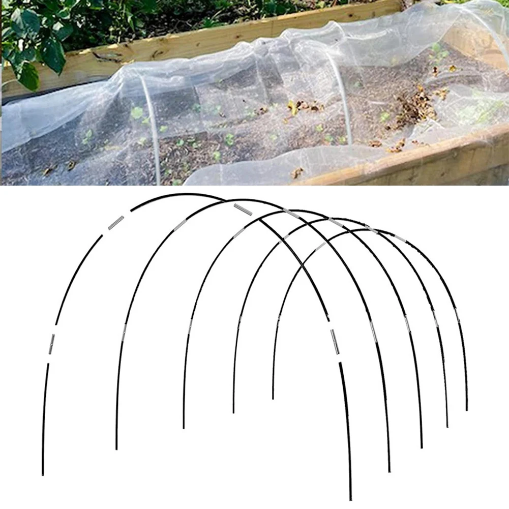 Garden Hoops For Raised Beds High Extensibility Greenhouse Hoops For Row Supporting Plant Row Covers Crops Protection