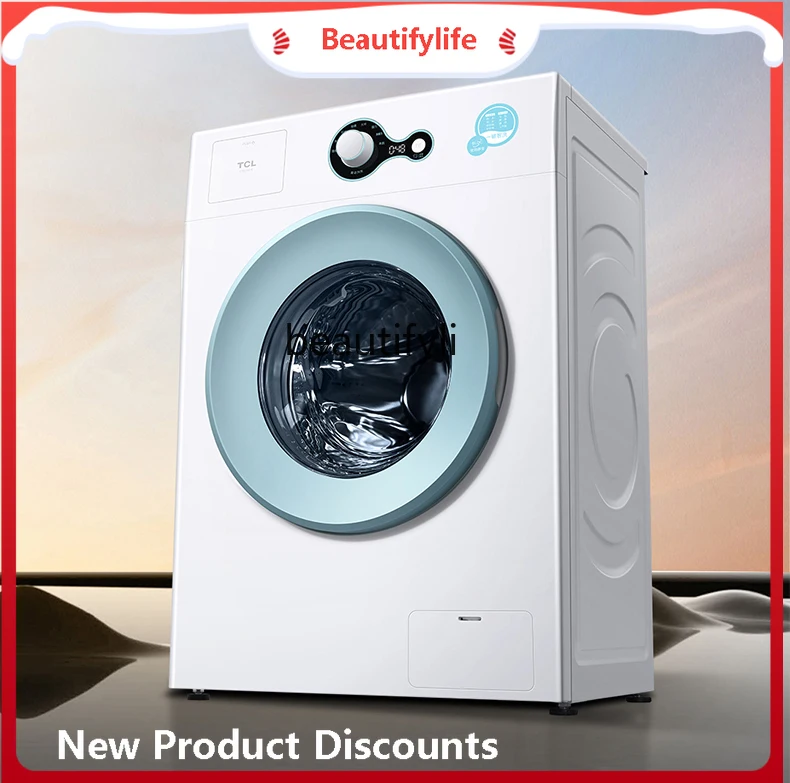 

A61 Automatic Frequency Conversion Drum Household 7kg Washing Machine Small Energy Saving Ultra-Thin