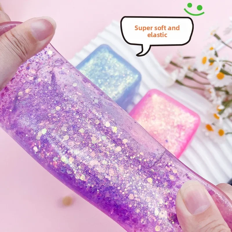 Decompression toy Water Cube pinch music vent artifact simulation ice cube children's creative decompression pinch water feeling