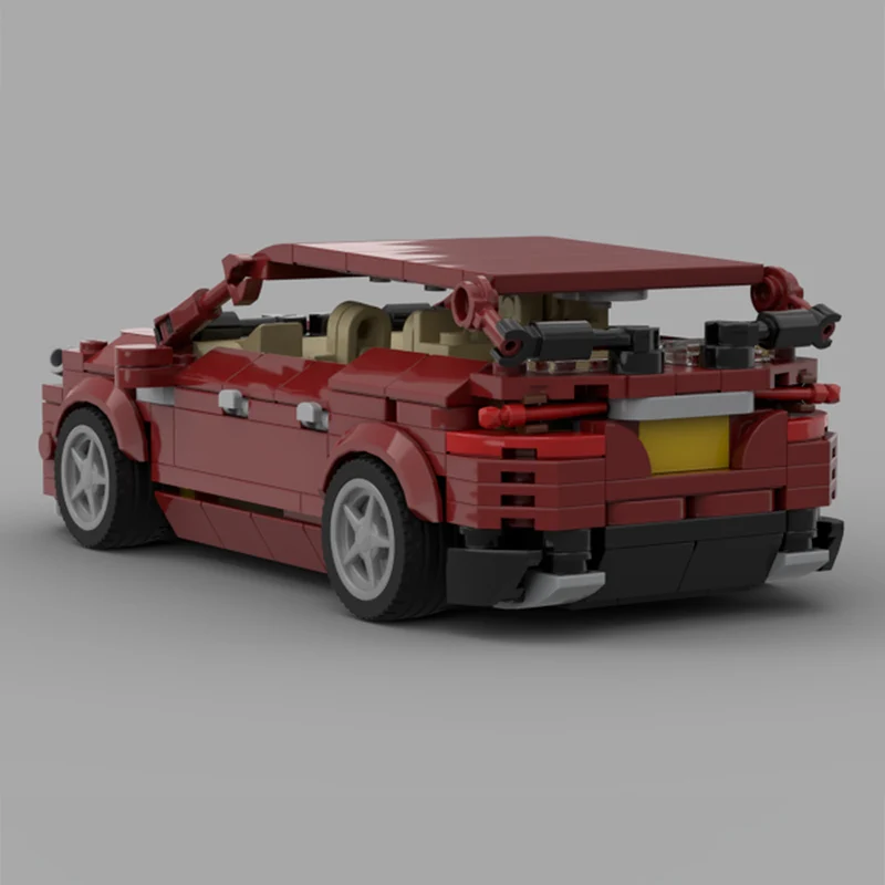 City Car Model MOC Building Bricks Mid-To-Large-Sized Luxury SUV Modular Technology Children Holiday Gifts Assemble Toys Suit