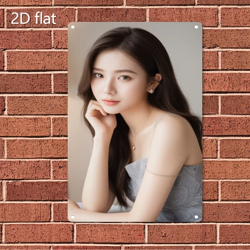 2D Flat, [2D Flat]A Metal Sign, Featuring A Promotional Design A Restaurant Or Bar, Made with Paint That Is Resistant to And Dus