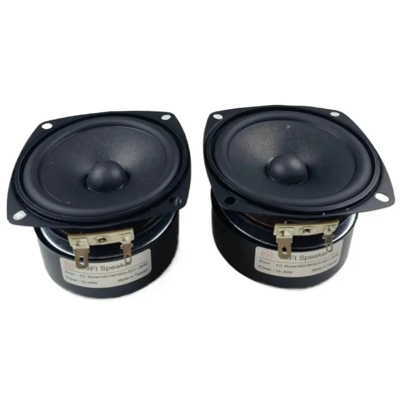 SOTAMIA 2Pcs 3 Inch Full Range HIFI Speaker 4 8 Ohm 15W Big Magnet Home Smart Anti Magnetic Speaker Square Audio Loudspeaker