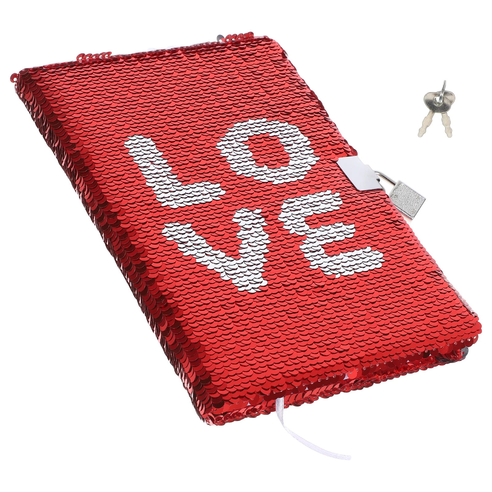 

Lockable Notebook Hard Cover A5 Size Plain Business Travel Cute Portable Glitter Notebooks Sequin Journal Safe Students