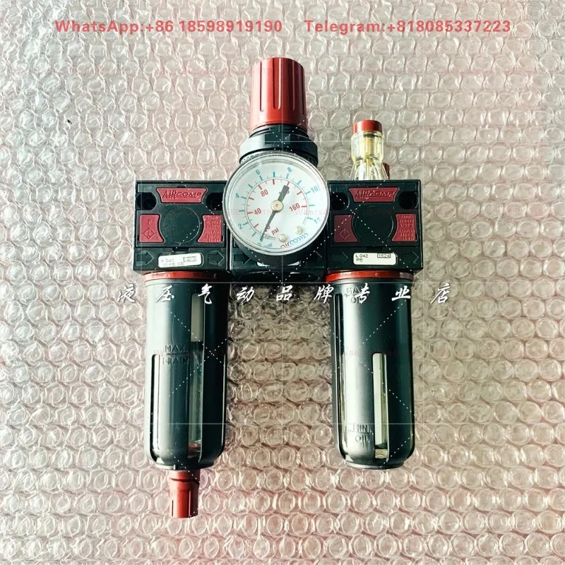 FRL04205 F+R+L 042 20 12R PE SS+ Air Source Treatment Triplet Industrial High Reliability Pneumatic FRL Unit