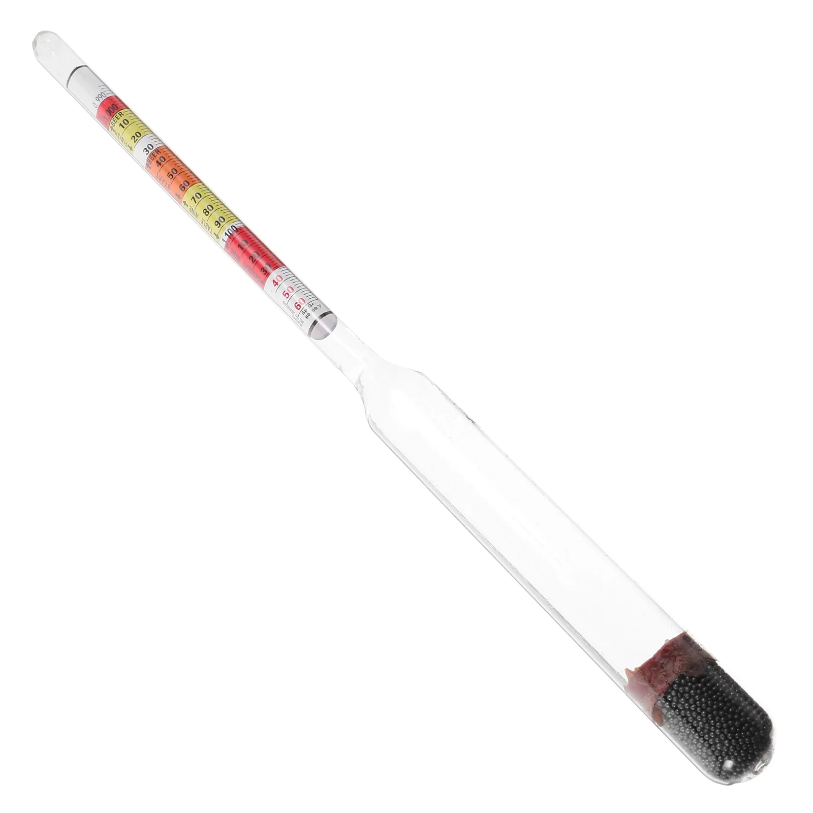 

Alcohol Concentration Hydrometer Tester 0.990 1.060 Specific Meter for Beer Making Homebrewing Tools Lightweight