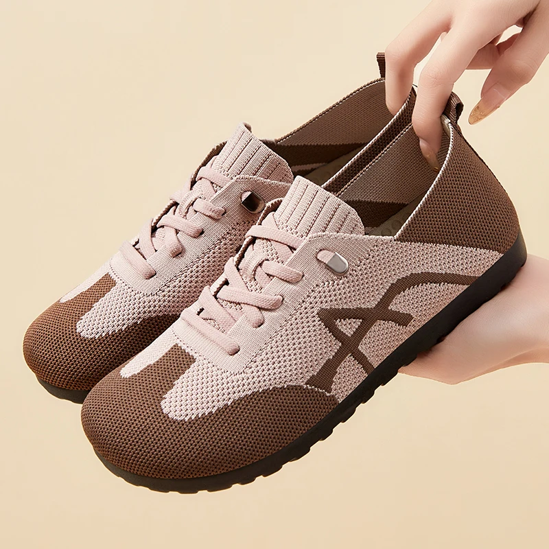 Zapatos de mujer, zapatillas de deporte informales, zapatos de verano para mujer, zapatos planos cómodos y suaves transpirables, zapatos de venta con envío gratis
