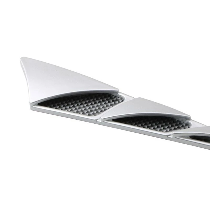 2 Pcs/Set Car Vent Hood Car Bonnet Air Grille Bonnet Vent Cover ABS Easy Mounting