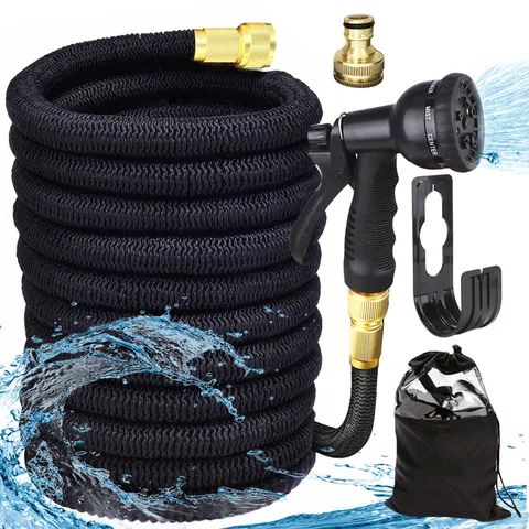 Stronger Deluxe Expandable Flexible Garden Hose Water Hose 25, 50, 75, 100FT