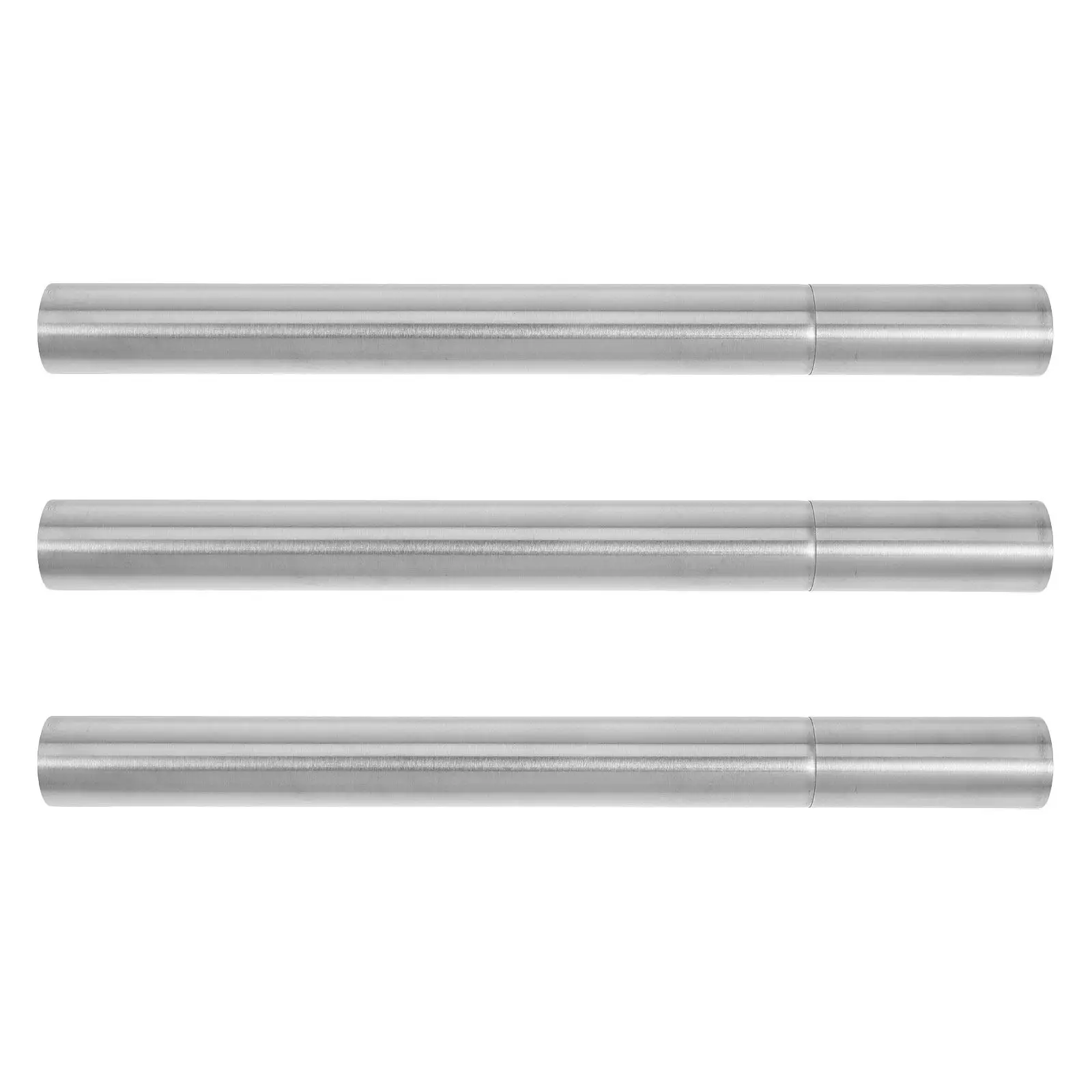 

3Pcs Stainless Steel Document Tube Cylindrical Holder for Birth Certificate Diploma Storage Waterproof Rolled Paper Protector