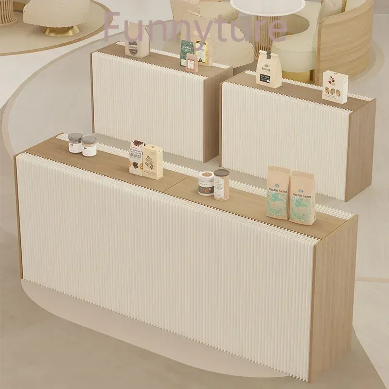 Foldable Screen partition Storage Strip Booth Multifunctional Exhibition Display Cabinet Nakajima Display Stand Fashion Shelf