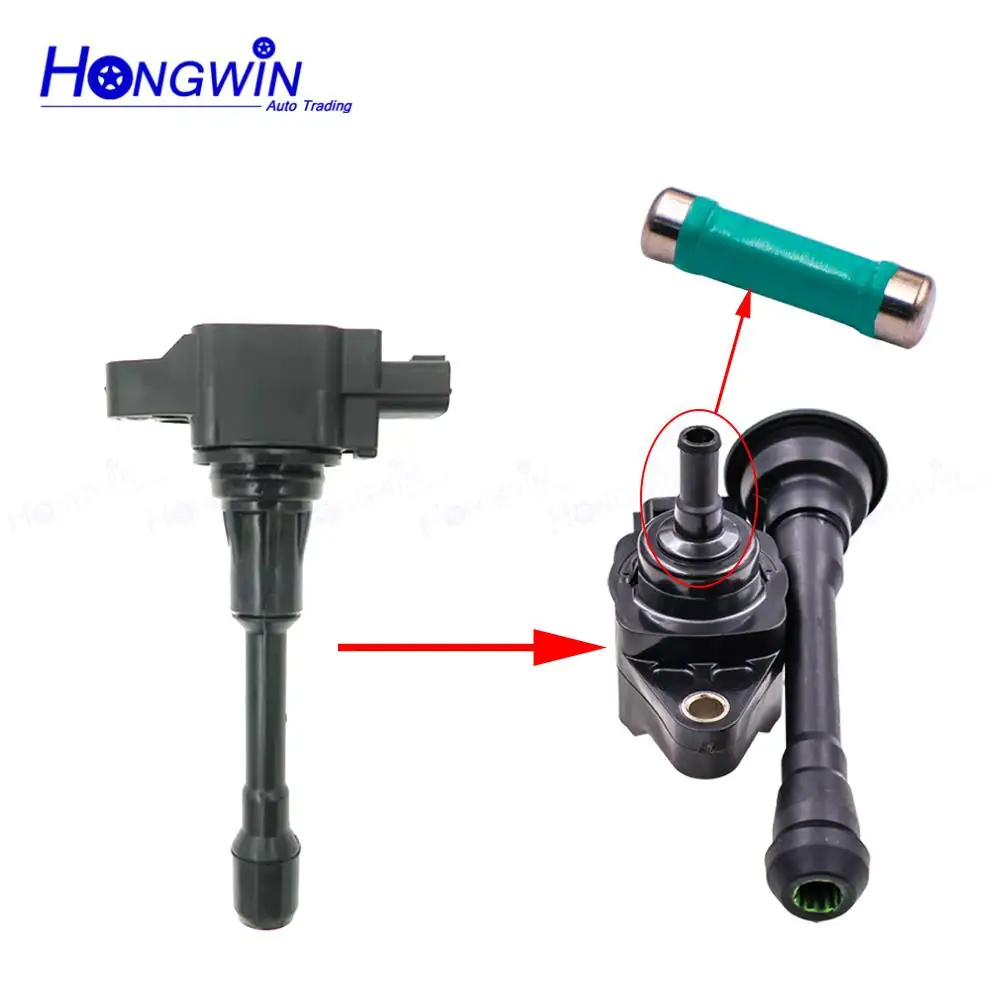 4Pcs Ignition Coil Rubber Boot Spark Plug Cap For Nissan Sentra Versa X-Trail Micra Qashqai 22448JA00C 22448-JA00C 224481KT0A