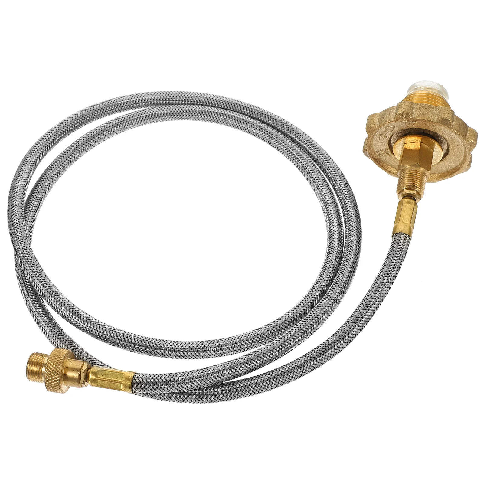 Propane Tank Adapter Hose 20 Lb to 1 Tube Tanks Braided Propand Weave Outdoor Copper 20lb 1lb Converter