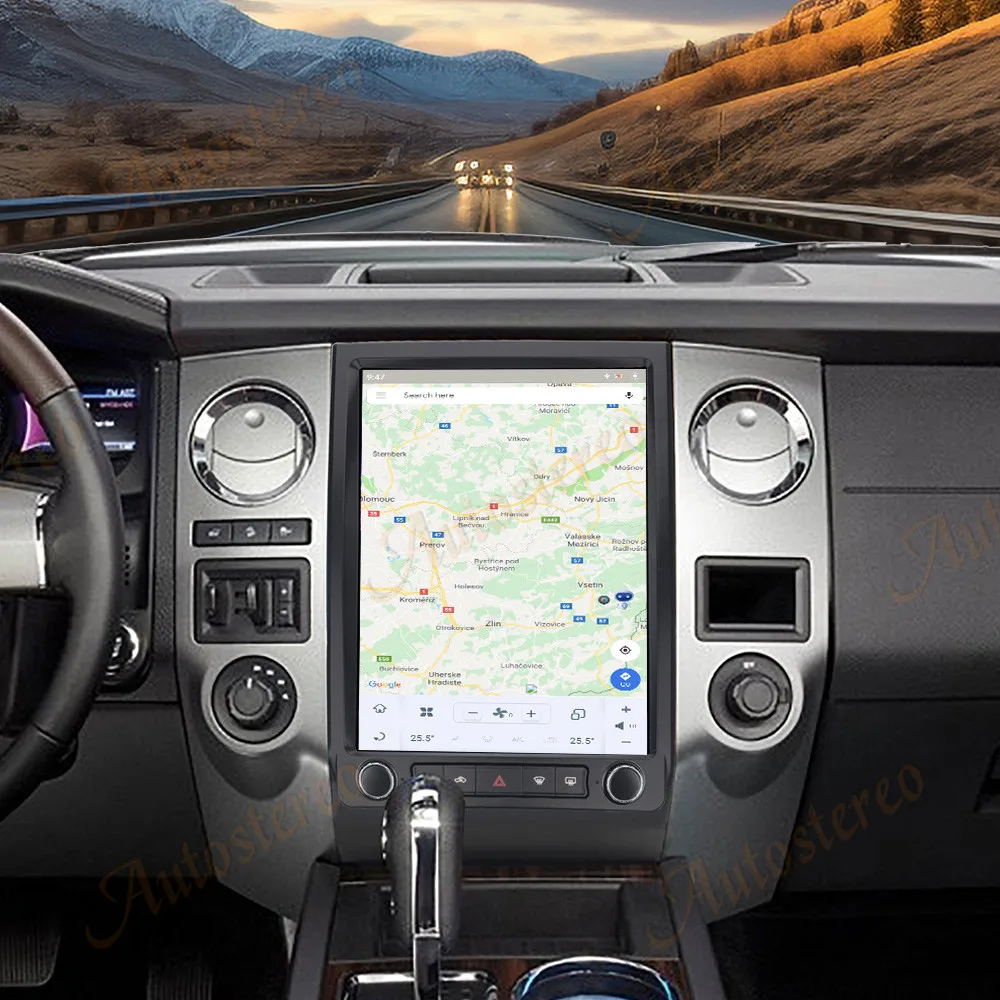 Android13 Carplay Car GPS Navigation For Ford Expedition 2015-2017 Tesla Style Head Unit Multimedia Player Auto Stereo Car Radio