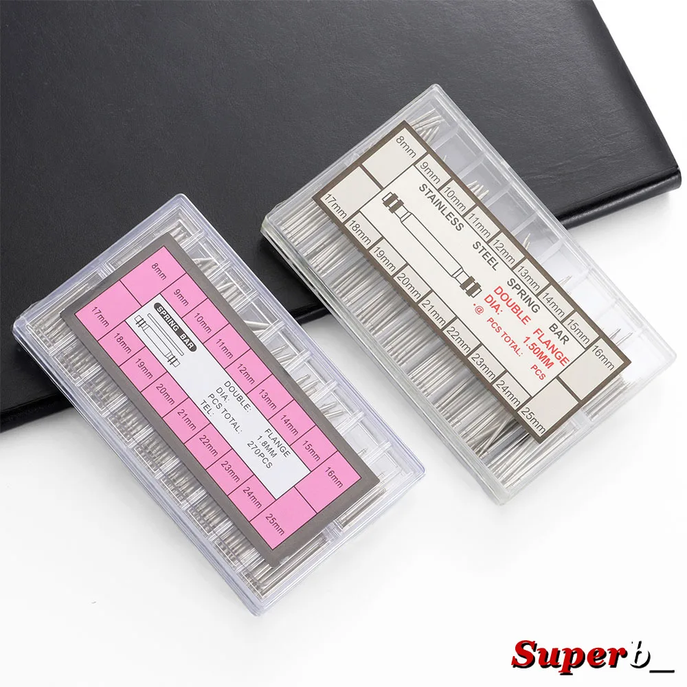 360pcs Dia 1.3mm/1.5mm/1.8mm S - огляд і ціна Spring Bar Tool Set