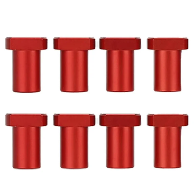 Bench Dogs, 8 Pack Aluminum Alloy Bench Dogs Woodworking Clamp MFT Table Stop for 3/4 Inch Dog Hole Red