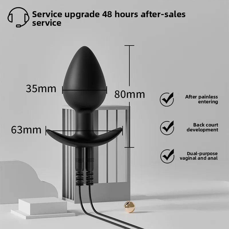 التحكم عن بعد صدمة كهربائية سيليكون المكونات الشرج الشرج موسع البروستاتا تدليك الاستمناء SM الجنس لعب اختراق الشرج #4