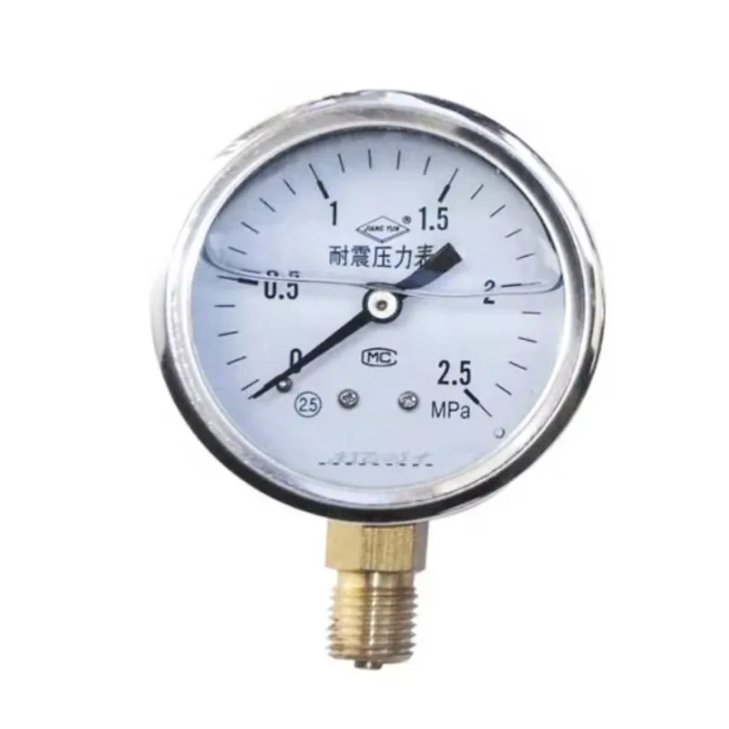 Low Mini 300 bar Oil Filled Hydraulic Pressure Gauge Manometer