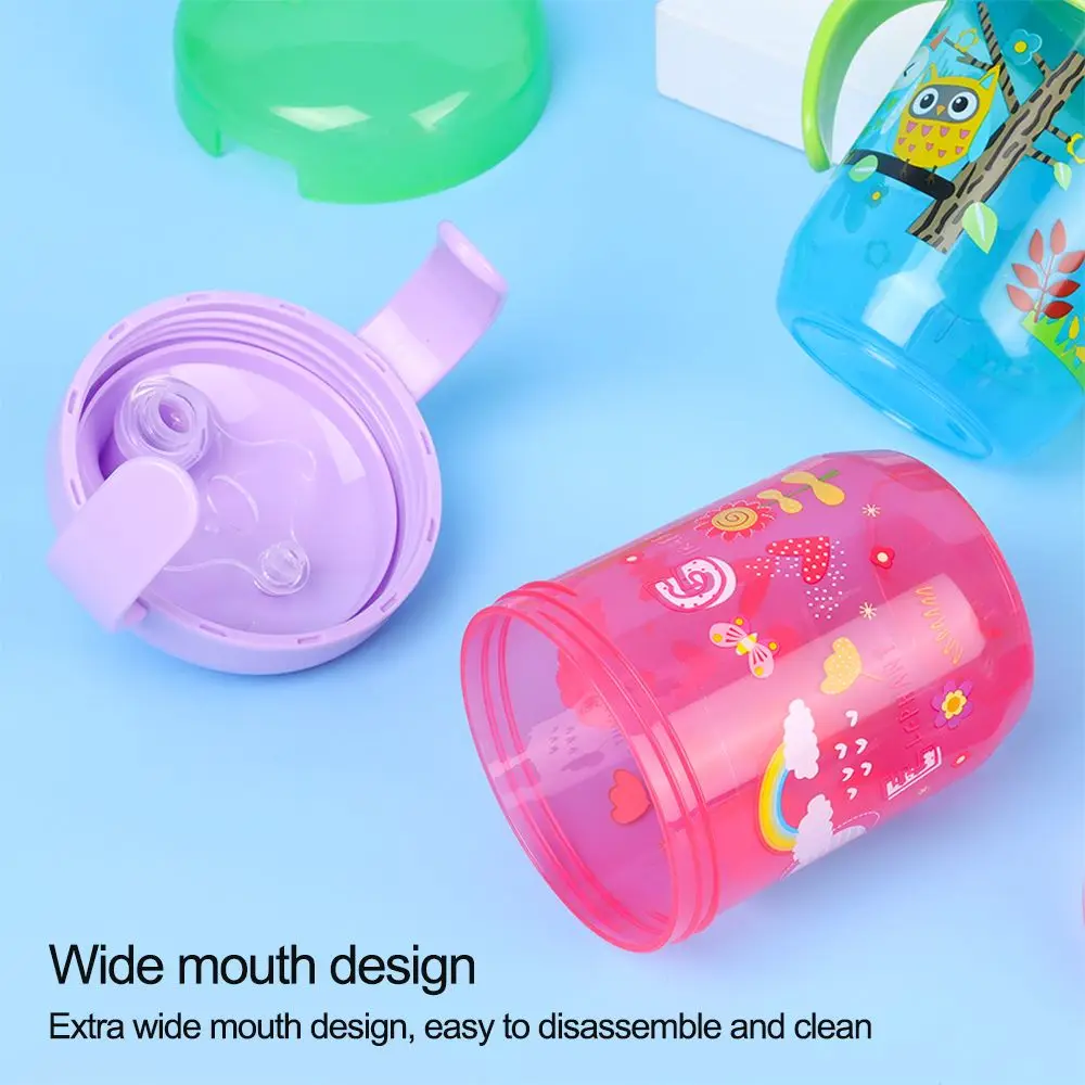 Infants Feeding Flip Lid BPA Free Water Cups Bottle Duckbill Learning Drinking Cup