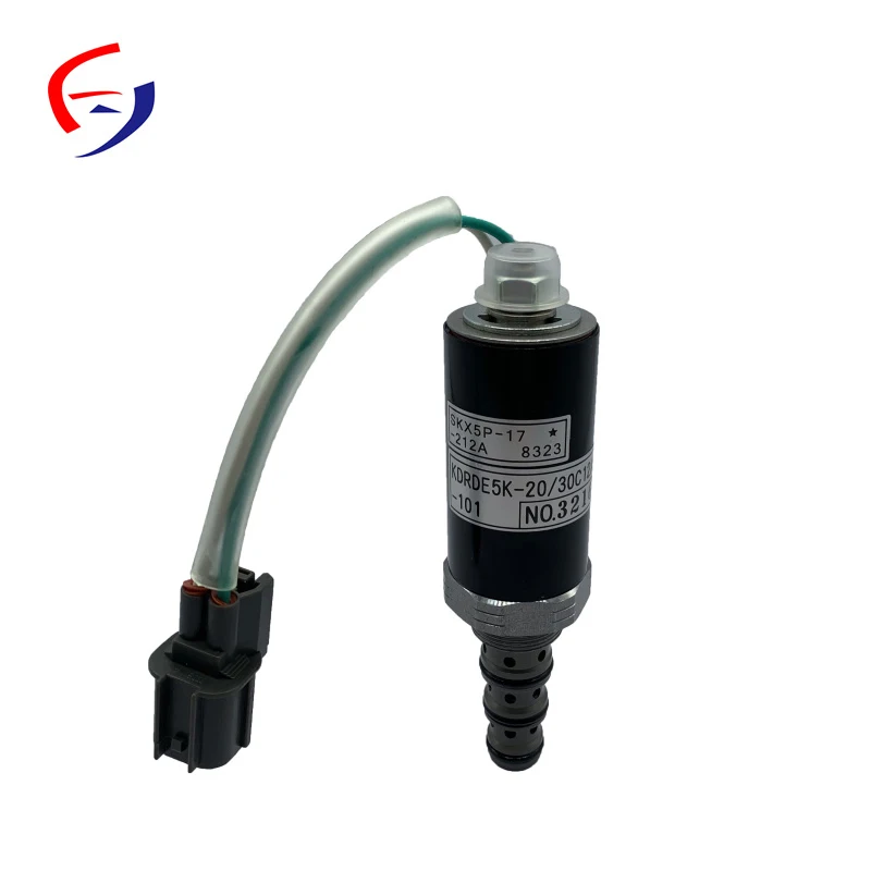 High Pressure Sensor YN35V00004F2 KDRDE5K-20/30C12A-101 Solenoid Valve for Kobelco