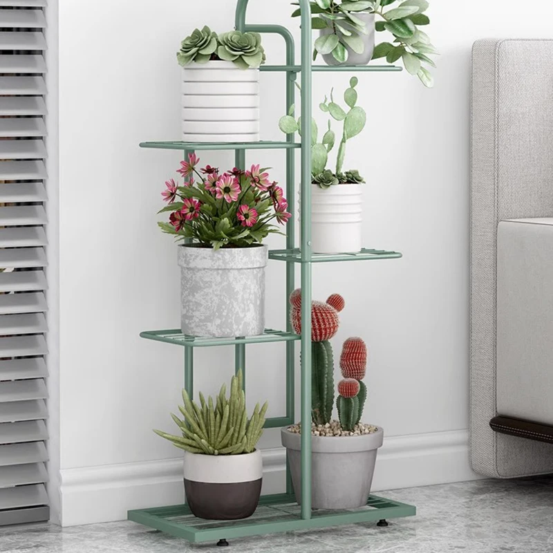 

Flower Shelf Metal Plant Shelves Balcony Living Room Floor Multilayer Plant Shelves Flower Pot Garden Furniture Plantenrek FYPS