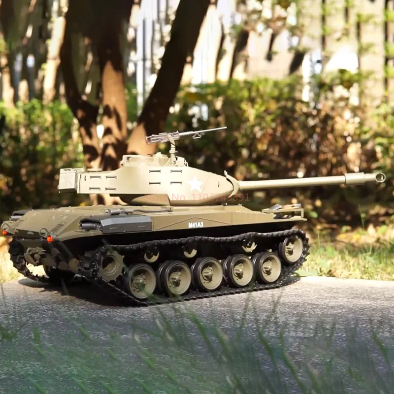 Henglong 1/16 3839-1 US M41 Walker Bulldog Lekki Zdalnie Sterowany Czołg Wielofunkcyjny Model Symulacyjny Wojskowy Zabawka Chłopiec Dorosły Gi