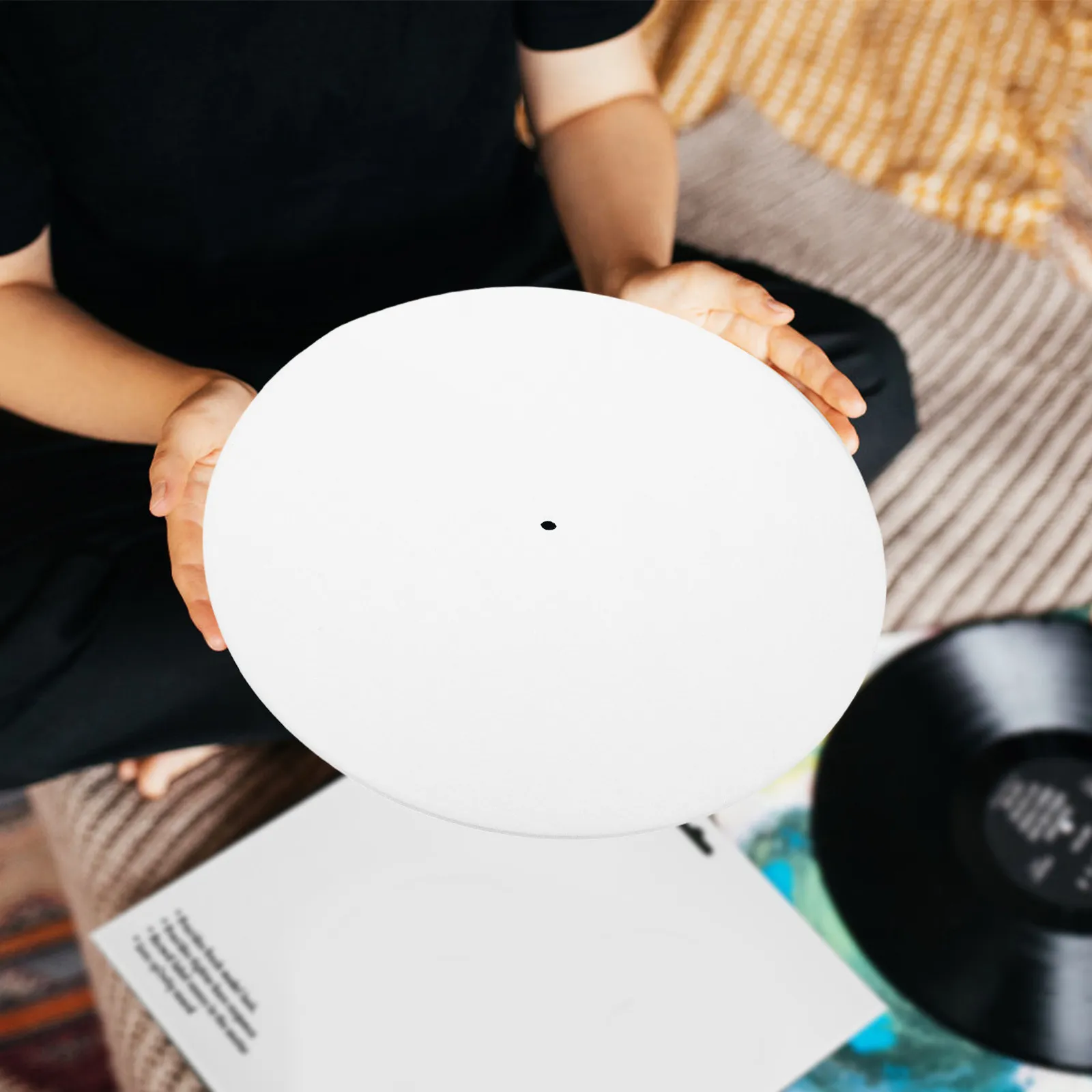 4-unidades-de-tapete-antiderrapante-de-feltro-branco-para-toca-discos-12-polegadas-tapete-de-la-antiestatico-para-toca-discos-de-vinil-acessorios-para-tapete-de-prato-de-discos
