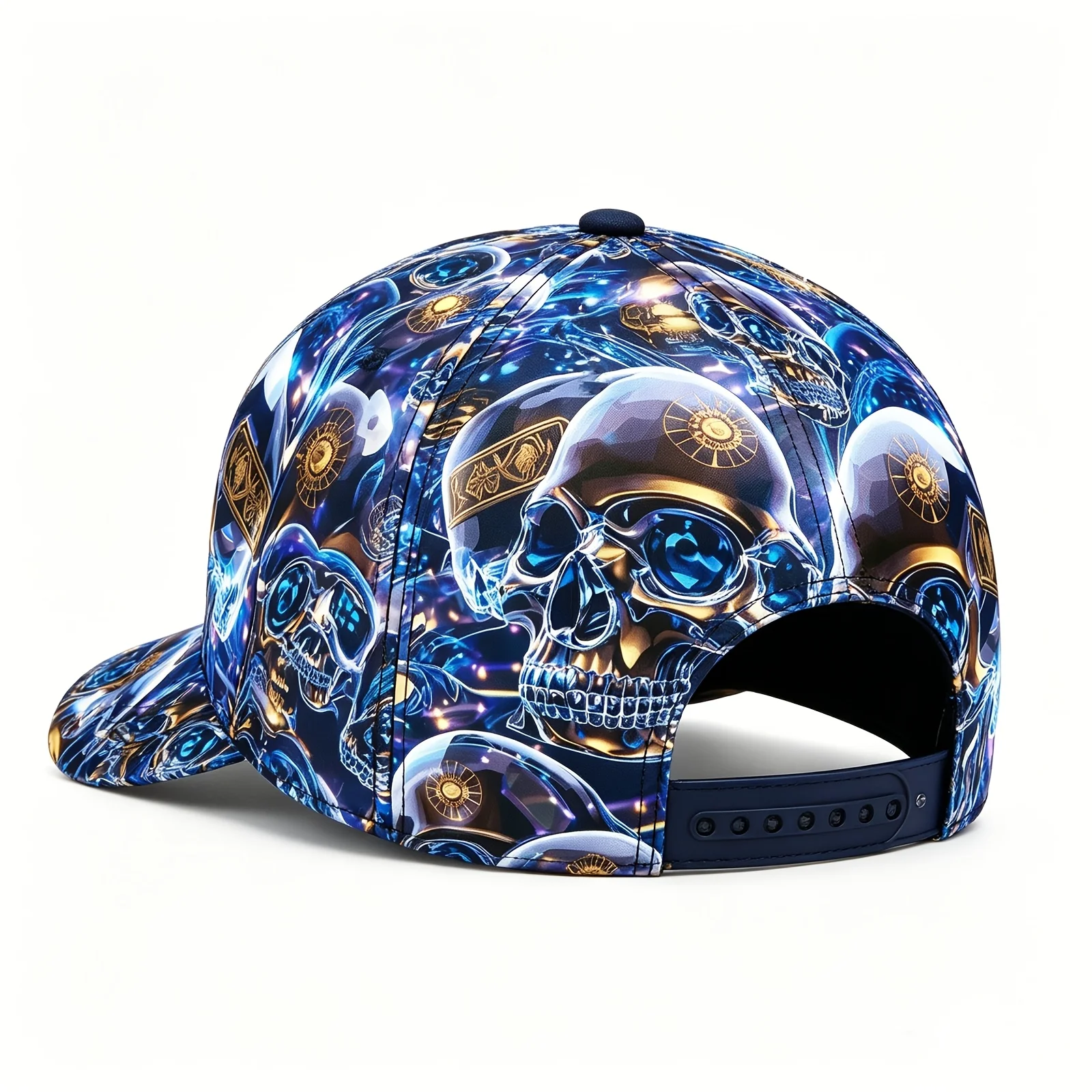 Custom Gothic All Over Print Skull Baseball Cap Best Gift High Collectible Value Meaningful Commemorative Headwear Fashionable G
