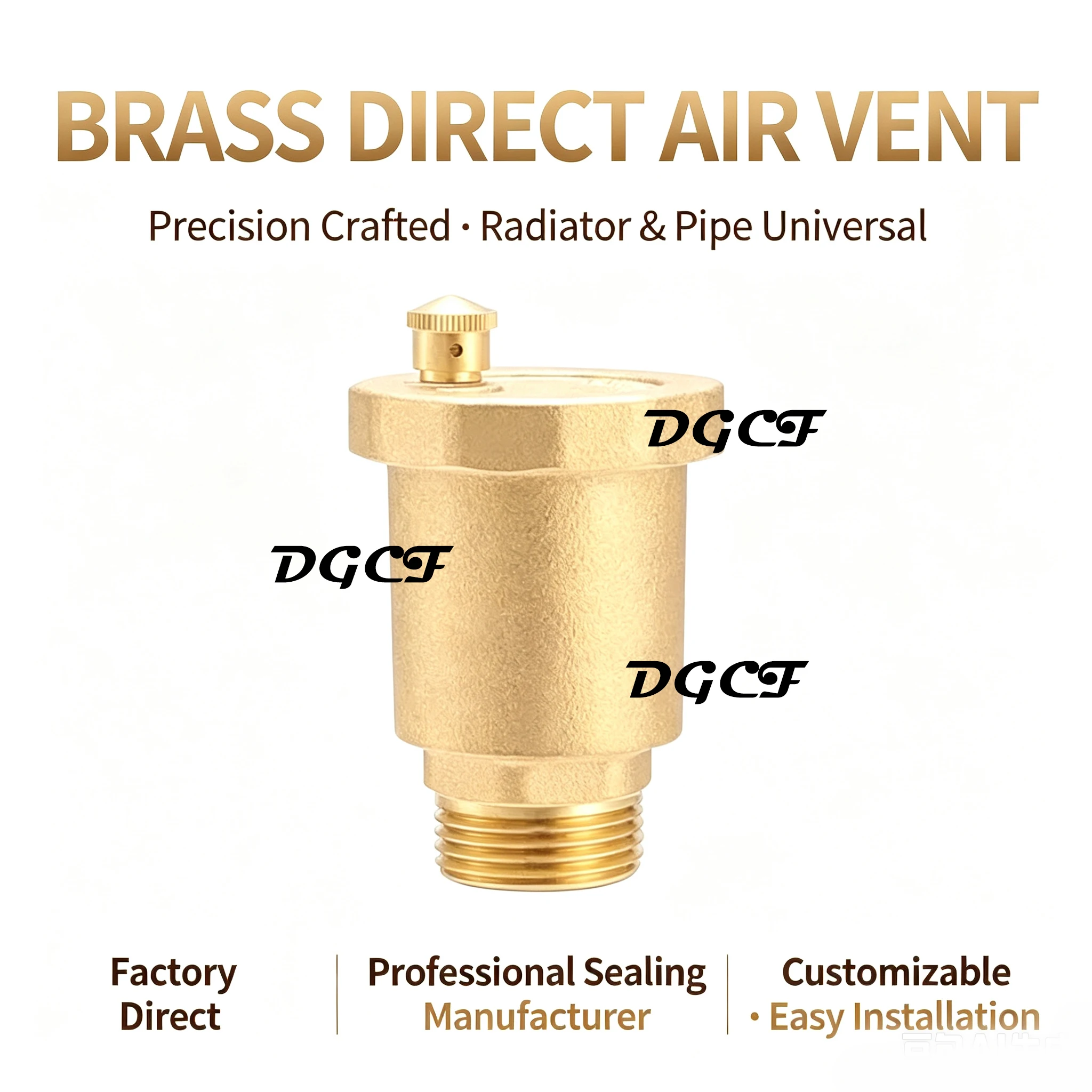 Brass Automatic Air Bleed Vent with 1/2