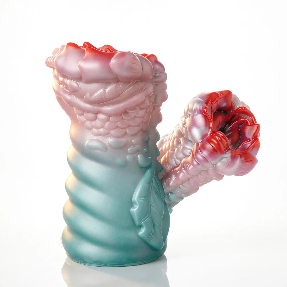 GEEBA Colorful Monster Male Masturbator Cup Fantasy Alien Beast Stroker For Men Intense Texture Realistic Vagina Adult Onahole