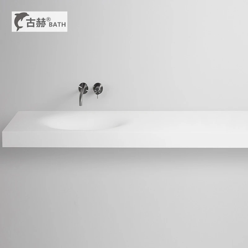 Double basin 1 m 3 1 m 4 1 m 5 integrated form washbasin sink undercounter