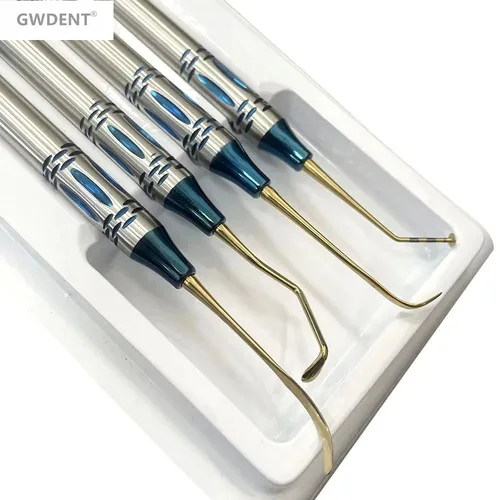 Kit de elevación de senos dentales, planta separadora de implantes, herramientas quirúrgicas de elevación externa, 4 piezas