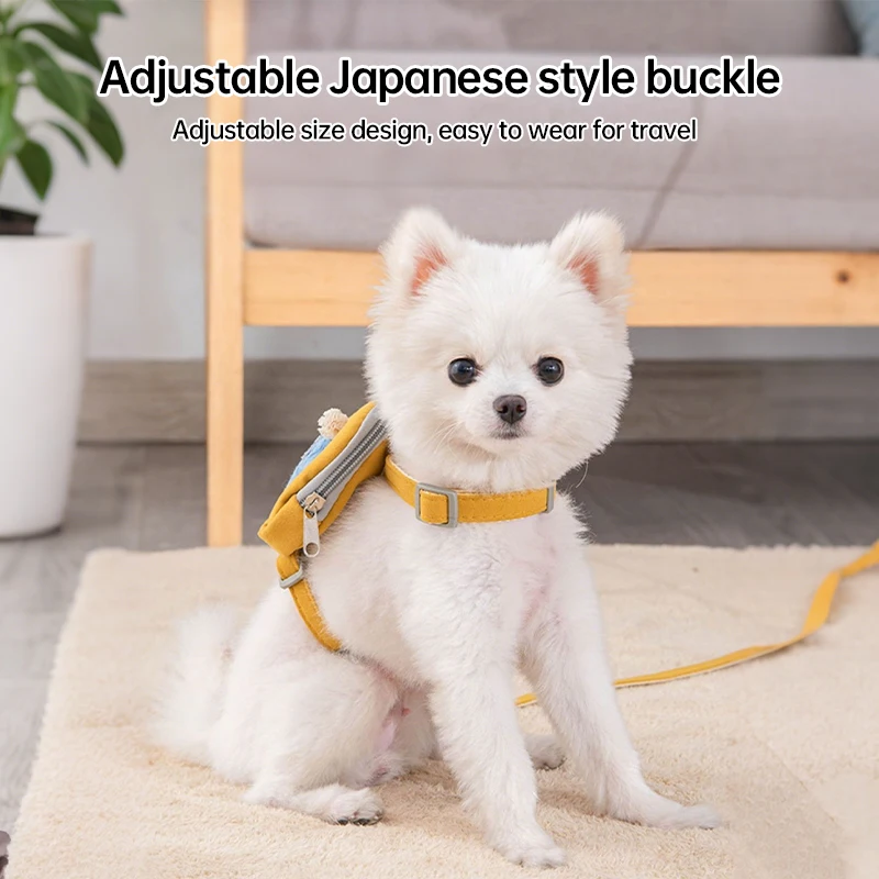 

Adjustable Dog & Cat Leash - Secure Anti-Breakaway Chest Strap for Outdoor Walking & Pet Backpack Use Pet Accessories