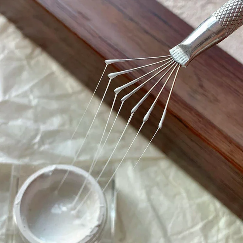 7 دبوس ريشة سلك الملمس أدوات السيراميك لتقوم بها بنفسك فرشاة الفخار أدوات الفخار كعكة اكسسوارات بوليمر كلاي النحت النمذجة أداة