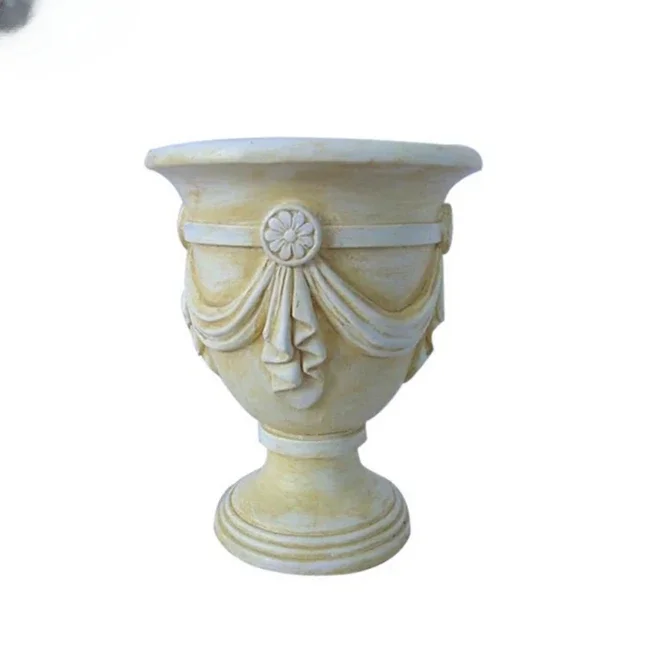 Cement Concrete Angle Flower Pot Silicone Rubber Planter Molds