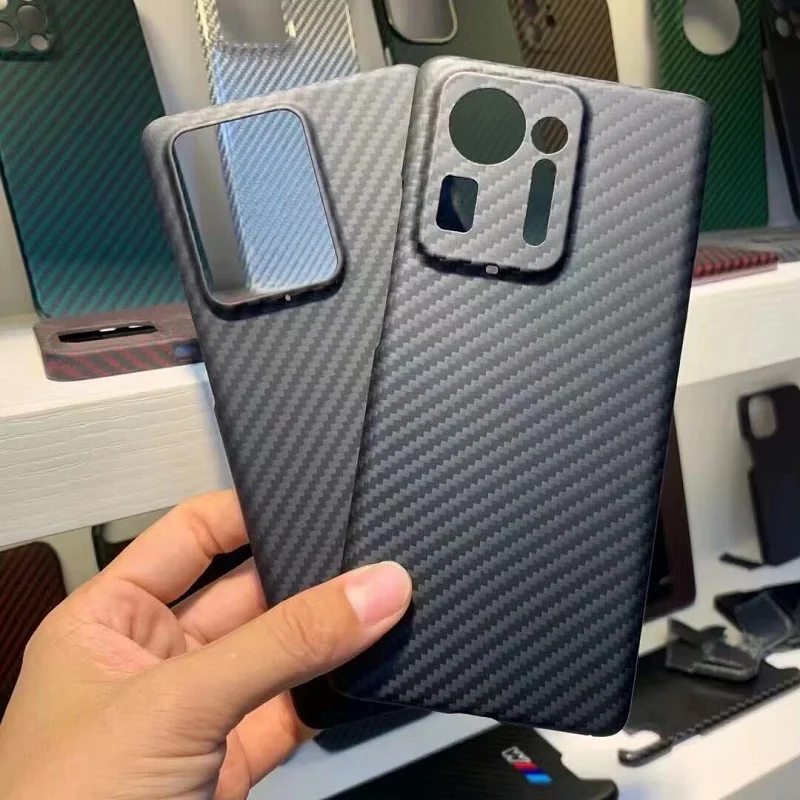 Carbon Fiber Case for XIAOMI Mix4 Case Aramid Fiber Cover for Xiaomi 11pro Ultra-thin Phone Protective Cover Phone Accessories