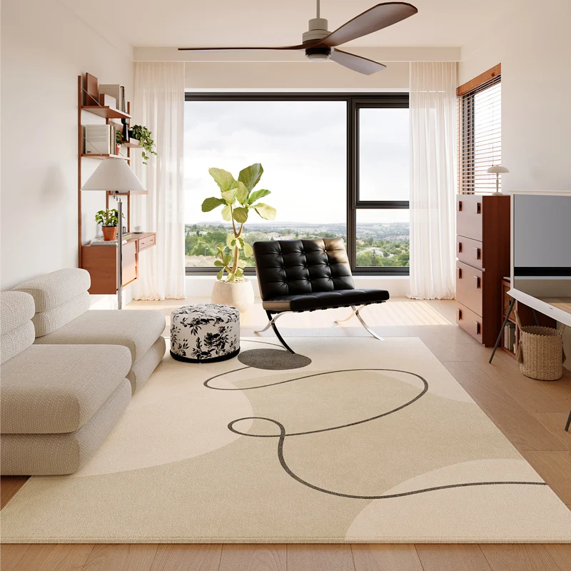 Large Area Rugs for Bedroom Modern Style Living Room Decoration Carpet Fluffy Soft Plush Floor Mat Home Thick Washable Study Rug