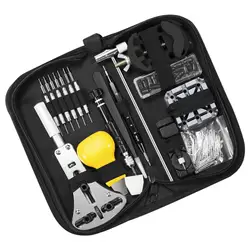 Watch repair tools, watch repair kit, tool set, 153 clock tools, disassembly and battery replacement combination